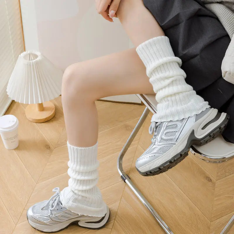 Chaussettes chaudes mi-mollet KPRISS – Style japonais pour femme Kpriss