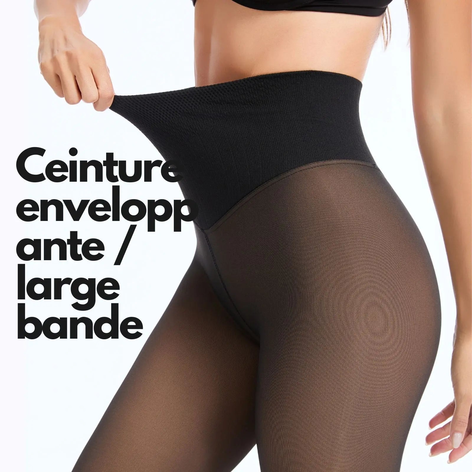 Legging hiver Kpriss femme – bas effet translucide, chaleur polaire Kpriss